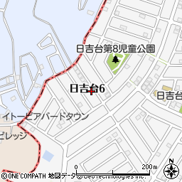 千葉県富里市日吉台6丁目24-4周辺の地図