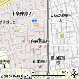 東京都北区十条仲原1丁目27-8周辺の地図