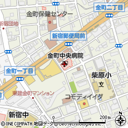 金町中央病院周辺の地図