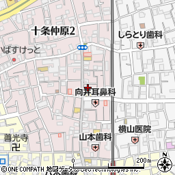 東京都北区十条仲原1丁目27-6周辺の地図
