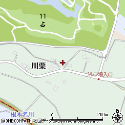 千葉県成田市川栗596周辺の地図