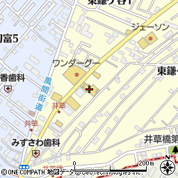 ＨｏｎｄａＣａｒｓ千葉東鎌ヶ谷店周辺の地図