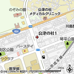 千葉県成田市公津の杜1丁目13周辺の地図