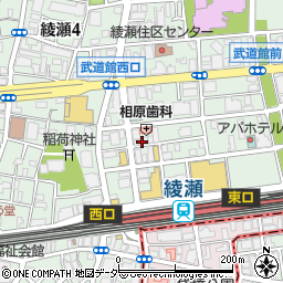 東京都足立区綾瀬3丁目6-20周辺の地図