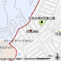 千葉県富里市日吉台6丁目24-15周辺の地図