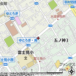 リパーク羽村五ノ神３丁目駐車場周辺の地図