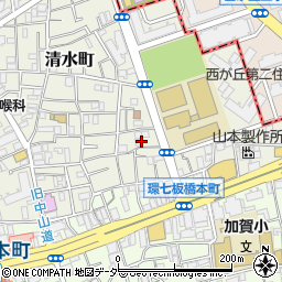 東京都板橋区清水町12周辺の地図