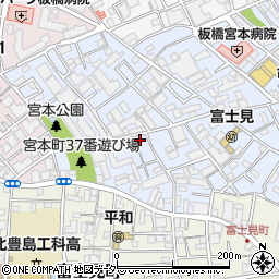 東京都板橋区宮本町35-2周辺の地図