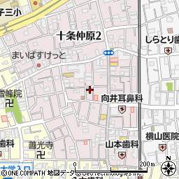 東京都北区十条仲原1丁目23-5周辺の地図