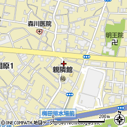 角萬 梅田店周辺の地図