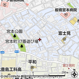 東京都板橋区宮本町35-4周辺の地図
