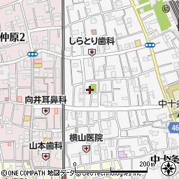 東京都北区中十条3丁目7-2周辺の地図