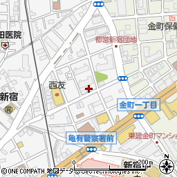 日本経済新聞金町専売所周辺の地図
