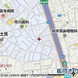 東京都板橋区宮本町11周辺の地図