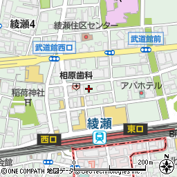 東京都足立区綾瀬3丁目6周辺の地図