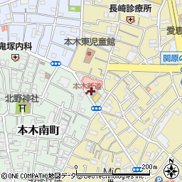 東京都足立区本木南町27周辺の地図