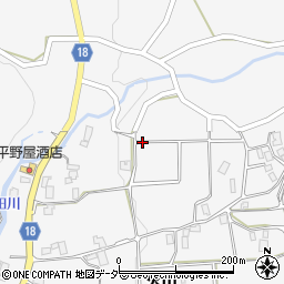 長野県駒ヶ根市東伊那火山周辺の地図