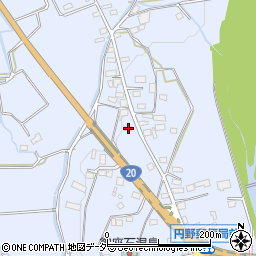 山梨県韮崎市円野町上円井1717周辺の地図