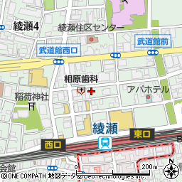 東京都足立区綾瀬3丁目6-6周辺の地図
