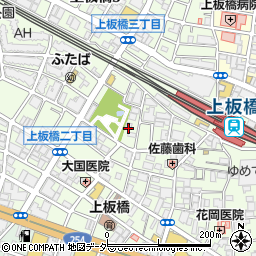 東京都板橋区上板橋周辺の地図