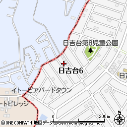 千葉県富里市日吉台6丁目24-13周辺の地図