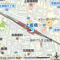 ファミリーマート上板橋駅店周辺の地図