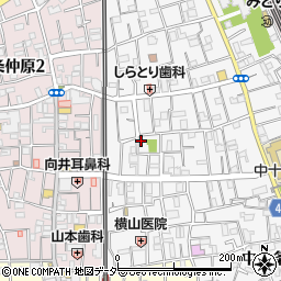 東京都北区中十条3丁目7-5周辺の地図