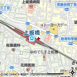 板橋警察署上板橋駅前交番周辺の地図