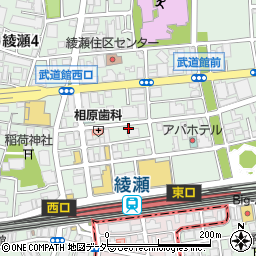 東京都足立区綾瀬3丁目6-8周辺の地図