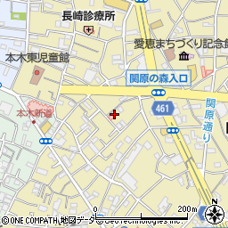東京都足立区本木1丁目11-8周辺の地図