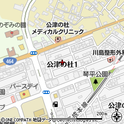 千葉県成田市公津の杜1丁目17周辺の地図