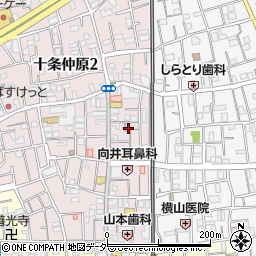 東京都北区十条仲原1丁目28-6周辺の地図
