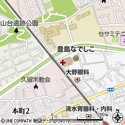成美教育文化会館周辺の地図