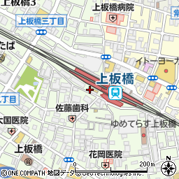 餃子の王将 上板橋駅南口店周辺の地図