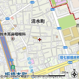 東京都板橋区清水町25周辺の地図