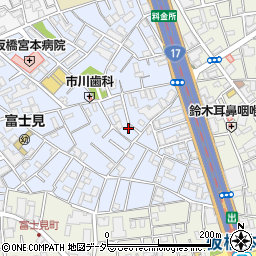 東京都板橋区宮本町17-16周辺の地図