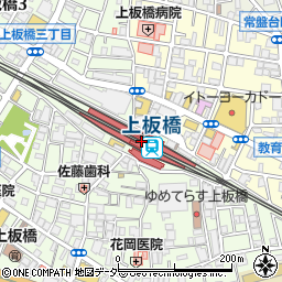 上板橋駅周辺の地図