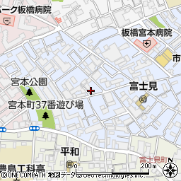 東京都板橋区宮本町45-2周辺の地図