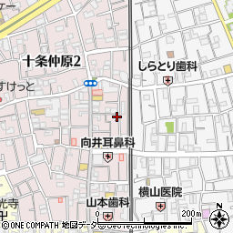 東京都北区十条仲原1丁目28-22周辺の地図