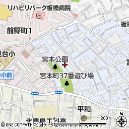 東京都板橋区宮本町38周辺の地図