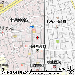 東京都北区十条仲原1丁目28-7周辺の地図