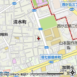 東京都板橋区清水町13周辺の地図