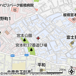 東京都板橋区宮本町45-10周辺の地図