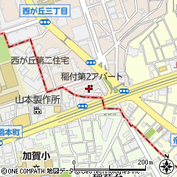 東京都北区西が丘3丁目1周辺の地図