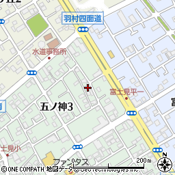 伊東海苔店周辺の地図