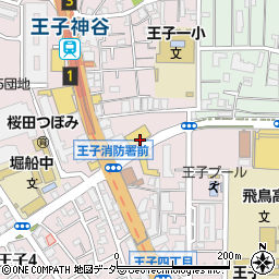 東京都北区王子5丁目5周辺の地図