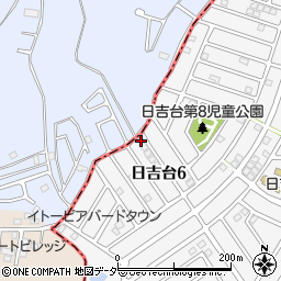 千葉県富里市日吉台6丁目24-10周辺の地図