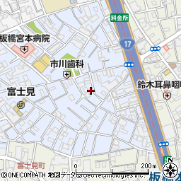 東京都板橋区宮本町17-15周辺の地図