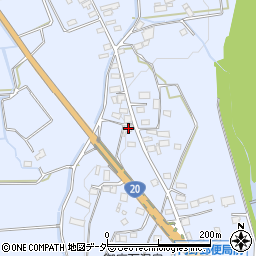山梨県韮崎市円野町上円井1705周辺の地図