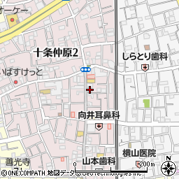 東京都北区十条仲原1丁目28-10周辺の地図